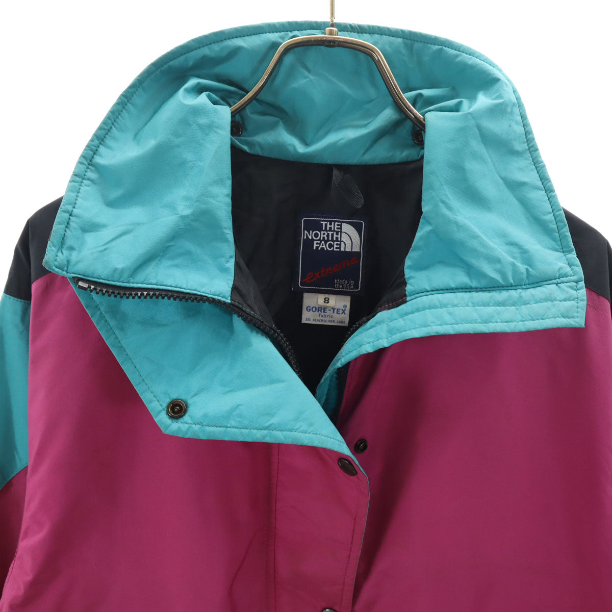 THE NORTH FACE ノースフェイス USA製 ナイロンジャケット 8 ワインレッド レディース