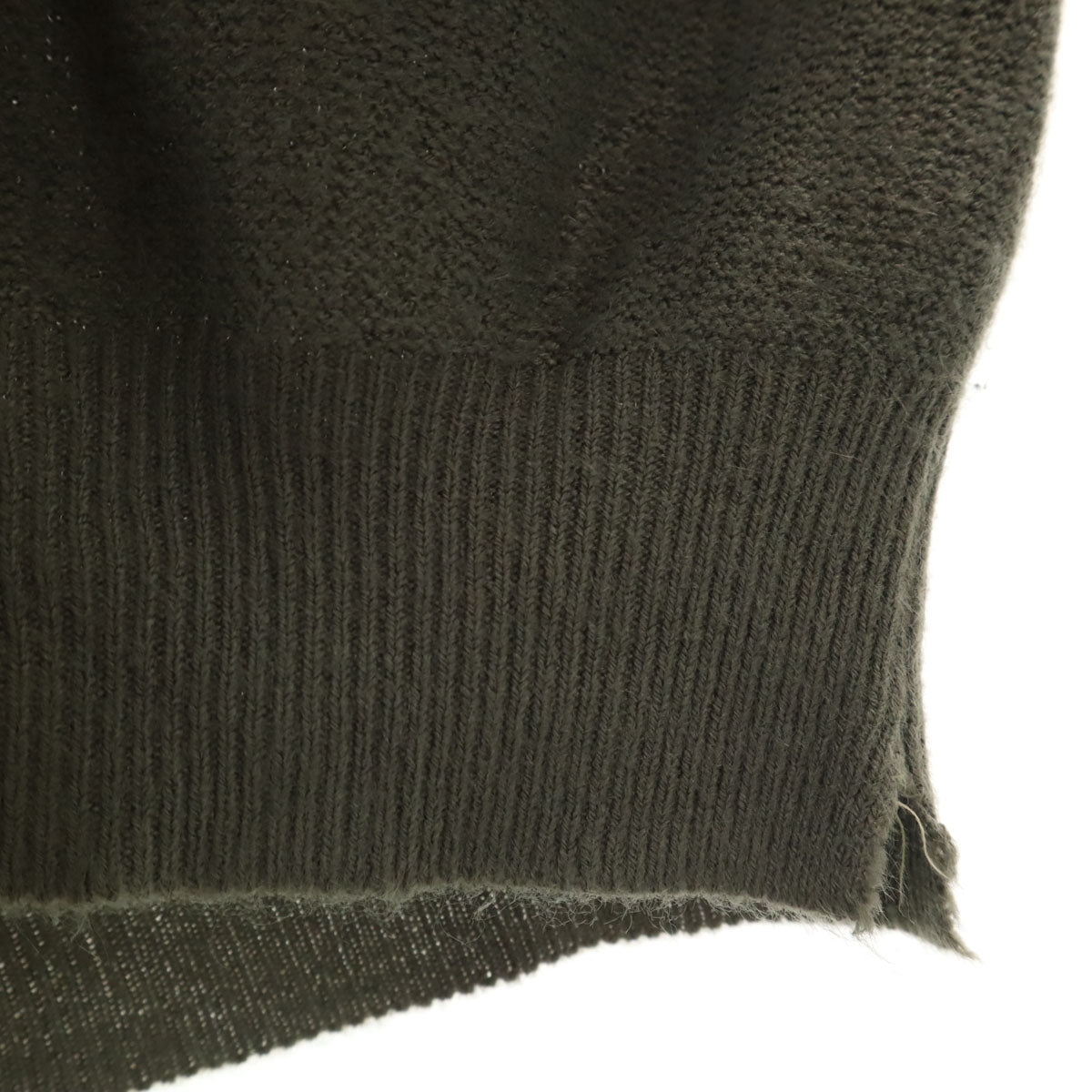 VAN HEUSEN ヴァンヒューゼン 50s ヴィンテージ 半袖 ニット ポロシャツ M オリーブ系 レディース