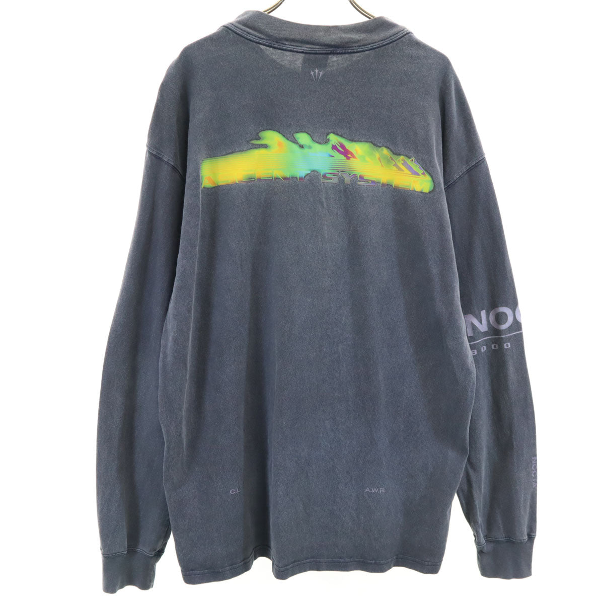 NIKE ナイキ 長袖 Tシャツ M チャコールグレー NOTCA ロンT メンズ