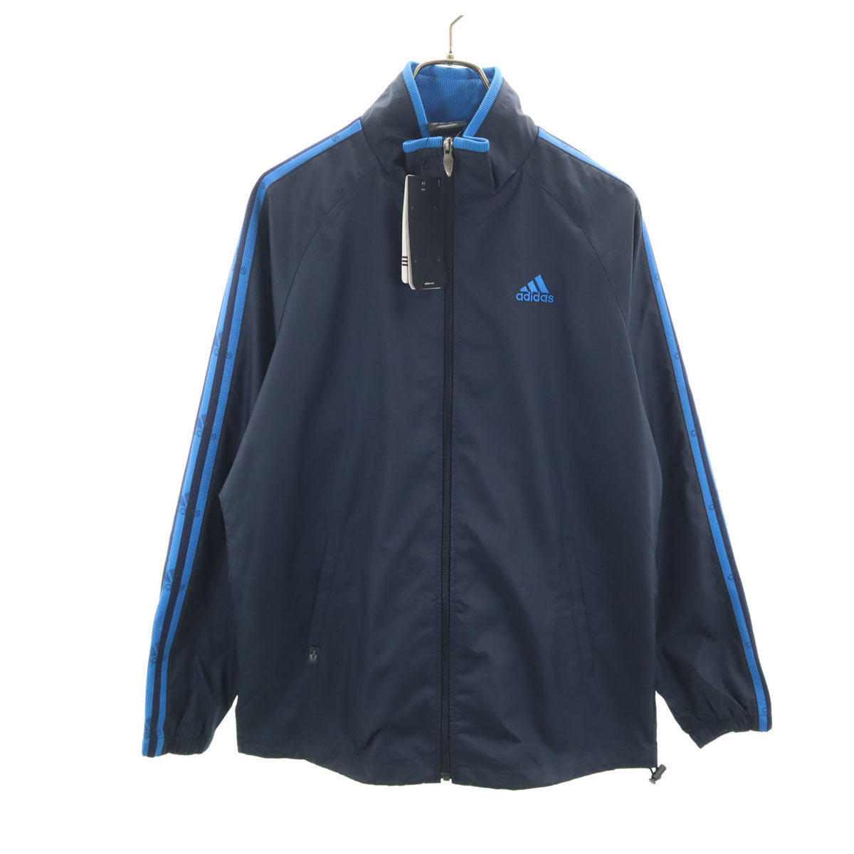 未使用 adidas アディダス ウインドブレーカー L ネイビー ジャケット 裏メッシュ メンズ