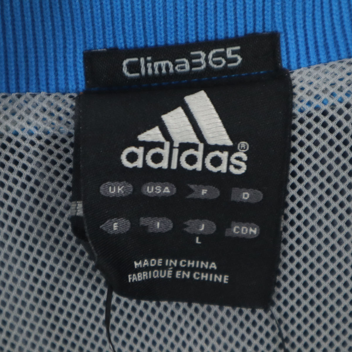 未使用 adidas アディダス ウインドブレーカー L ネイビー ジャケット 裏メッシュ メンズ