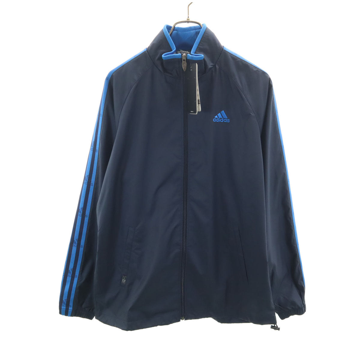 未使用 adidas アディダス ウインドブレーカー L ネイビー ジャケット 裏メッシュ メンズ