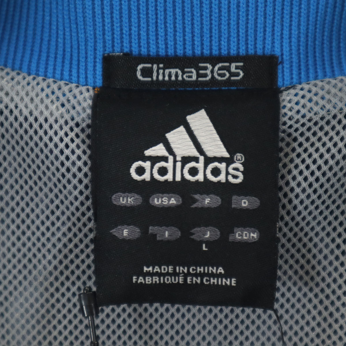 未使用 adidas アディダス ウインドブレーカー L ネイビー ジャケット 裏メッシュ メンズ