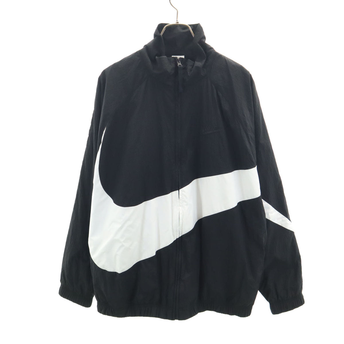 NIKE ナイキ ビッグスウッシュ ナイロンジャケット XXL ブラック 裏メッシュ メンズ