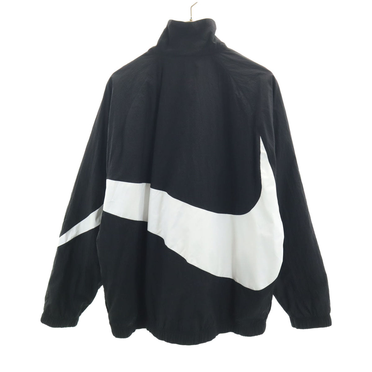 NIKE ナイキ ビッグスウッシュ ナイロンジャケット XXL ブラック 裏メッシュ メンズ