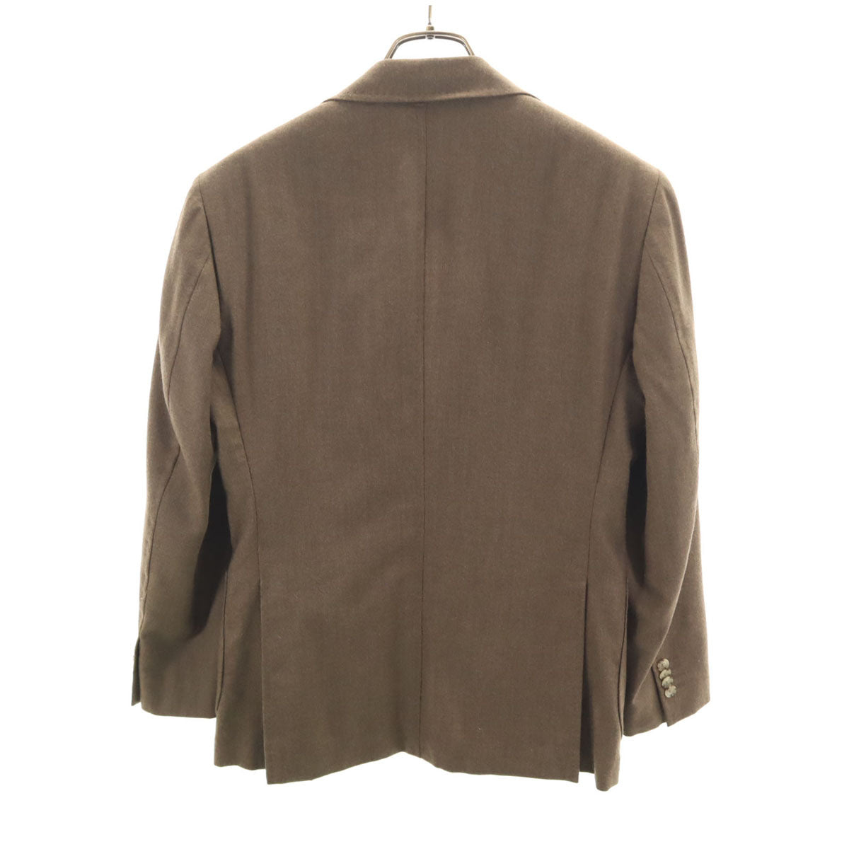 HOLLAND & SHERRY ホーランドアンドシェリー 日本製 ウール テーラードジャケット ブラウン系 メンズ