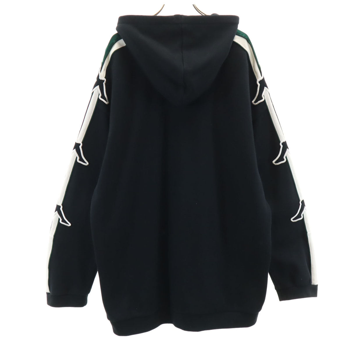 Kappa カッパ 長袖 スウェットパーカー L ブラック メンズ