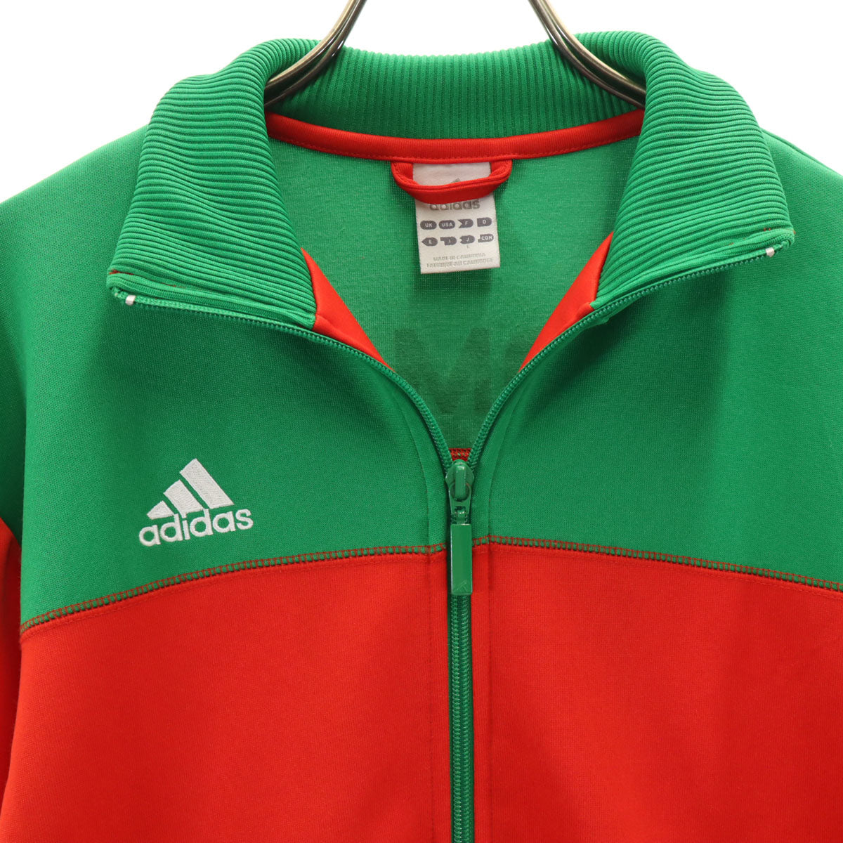 adidas アディダス トラックジャケット L レッド系 FC ロコモティフモスクワ 3ライン ジャージ メンズ