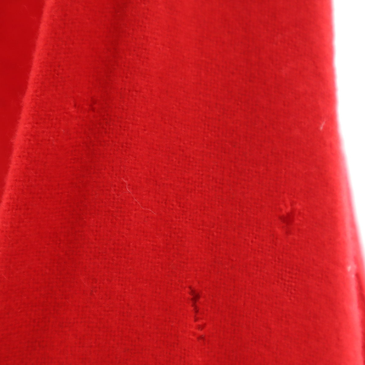 CAMPUS キャンパス 60s ヴィンテージ ウールブレンド 長袖 オープンカラーシャツ S レッド メンズ