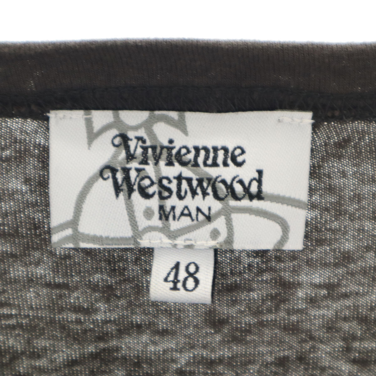 Vivienne WestwoodMAN ヴィヴィアンウエストウッドマン 日本製 半袖 Tシャツ 48 チャコール カットソー メンズ