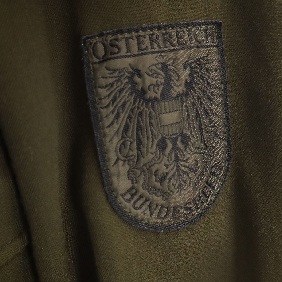 HEERESEIGENTUM 80s オーストラリア軍 ヴィンテージ 長袖 ミリタリーシャツ 96 オリーブ系 メンズ