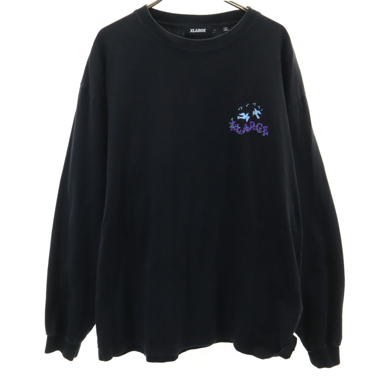XLARGE エクストララージ 長袖 Tシャツ L ブラック ロンT メンズ