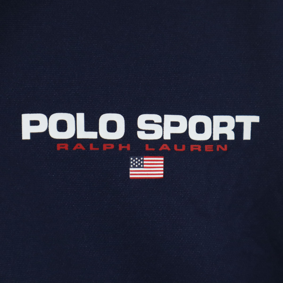 美品 POLO SPORT RALPH LAUREN ポロスポーツラルフローレン トラックジャケット M ネイビー 裏起毛 ジャージ メンズ