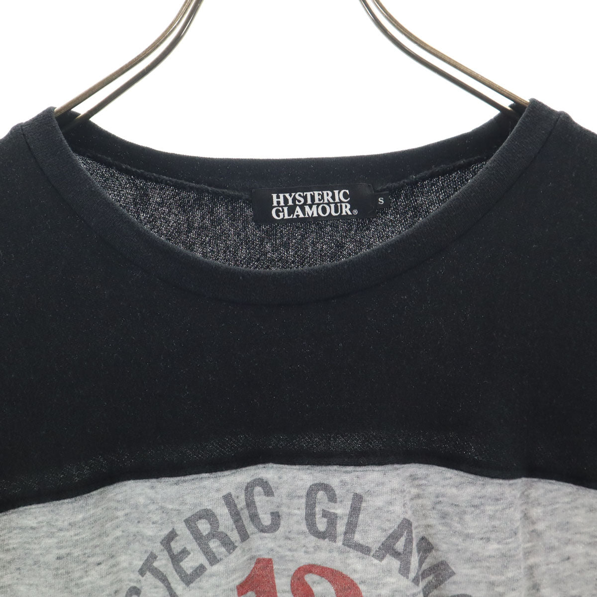 HYSTERIC GLAMOUR ヒステリックグラマー 日本製 7分袖 Tシャツ S グレー レディース