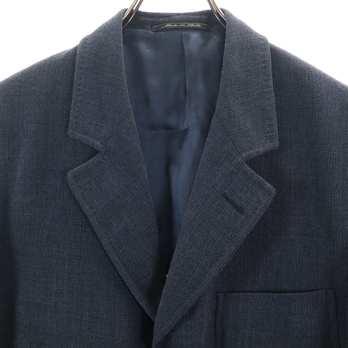 Dunhill ダンヒル イタリア製 テーラードジャケット 48 ネイビー アンコン メンズ