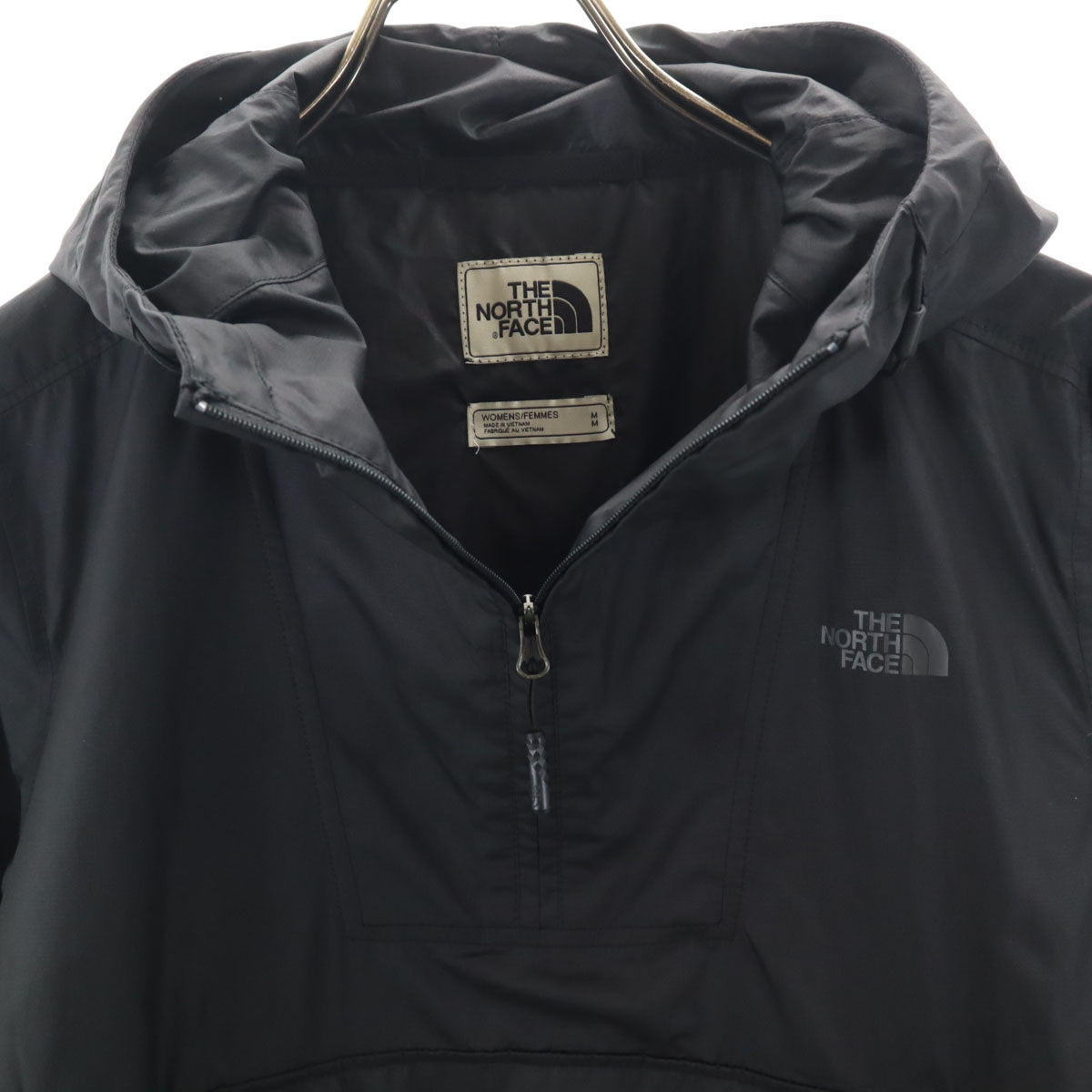 THE NORTH FACE ノースフェイス アノラックパーカー M ブラック NF0A3FZS アウトドア ポケッタブル レディース