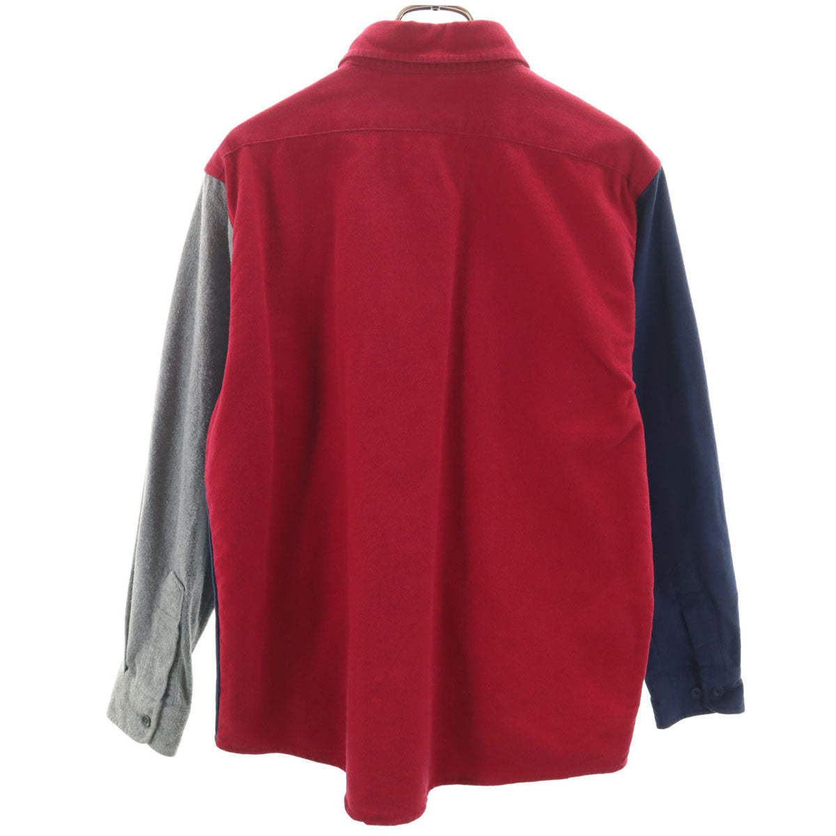 L.L.Bean エルエルビーン 80s USA製 ヴィンテージ 長袖 ネルシャツ L レッド アウトドア メンズ