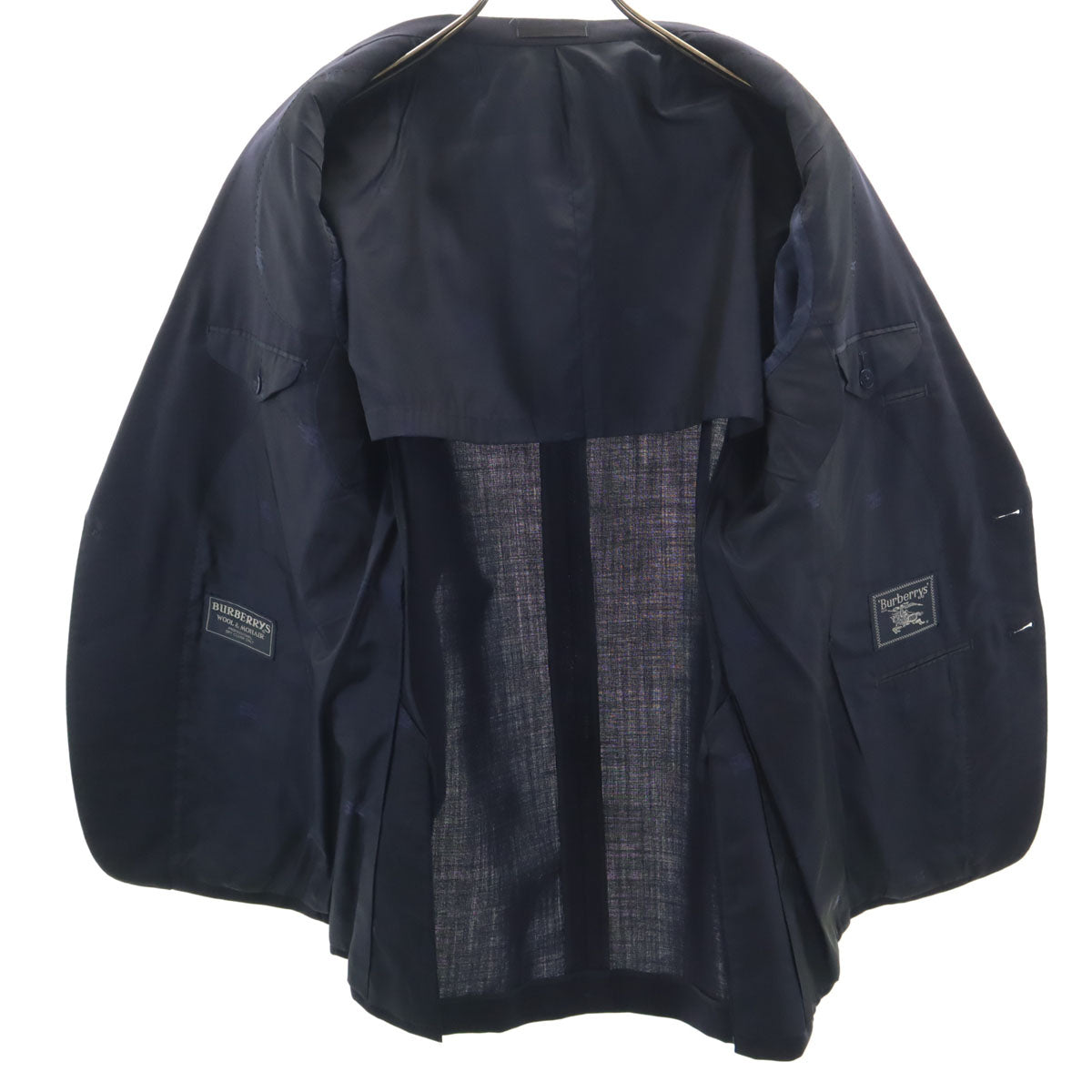 Burberrys バーバリーズ 90s オールド テーラードジャケット AB7 ネイビー メンズ