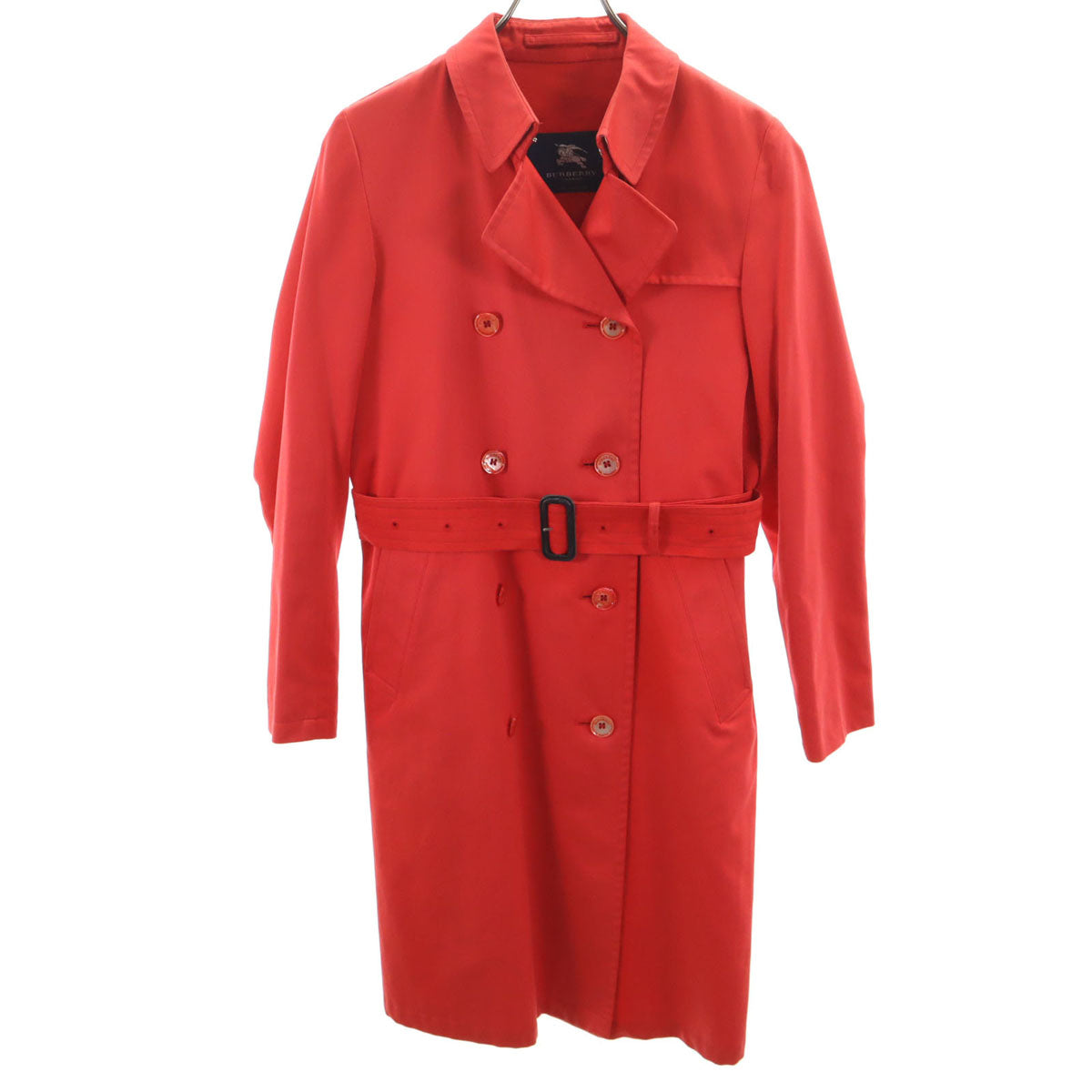 BURBERRY LONDON バーバリーロンドン 英国製 トレンチコート 6 レッド 三陽商会 レディース