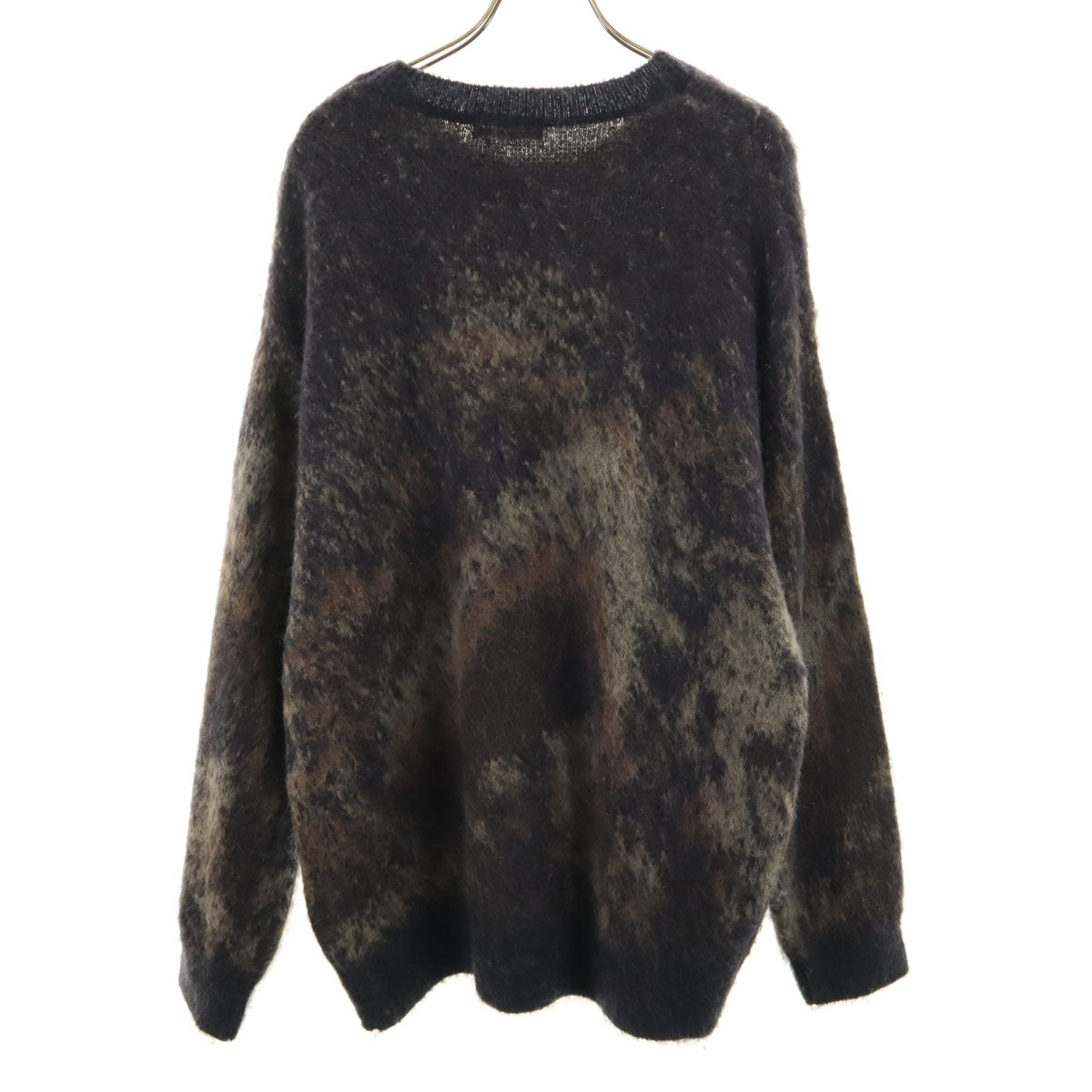 WYM ウィム 長袖 シャギー ニット S ネイビー セーター メンズ