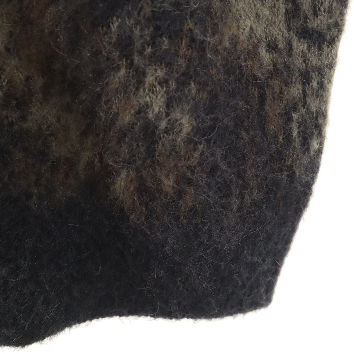 WYM ウィム 長袖 シャギー ニット S ネイビー セーター メンズ