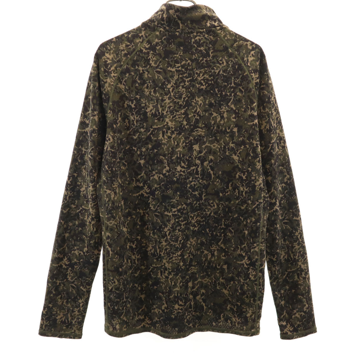 patagonia パタゴニア カモフラ柄 長袖 キャプリーン ミッドウェイト ハーフジップ ウェア M カーキ 44447 アウトドア 迷彩 メンズ