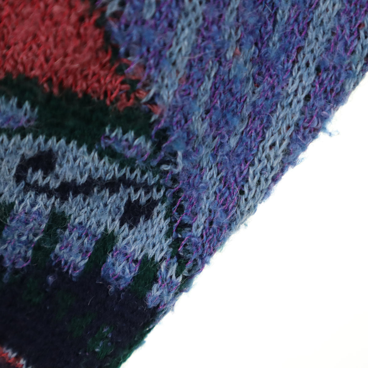 PREMA by CailoLana 90s イタリア製 オールド 総柄 長袖 Vネック ニットカーディガン L マルチ メンズ