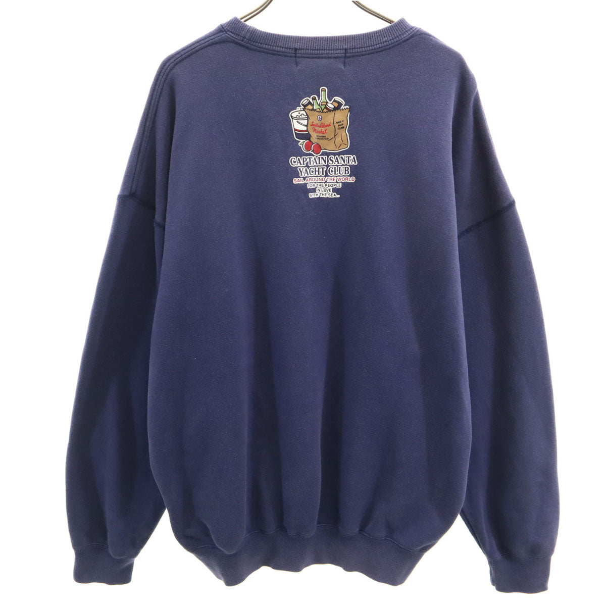 CAPTAIN SANTA キャプテンサンタ 日本製 長袖 スウェット トレーナー L ネイビー メンズ