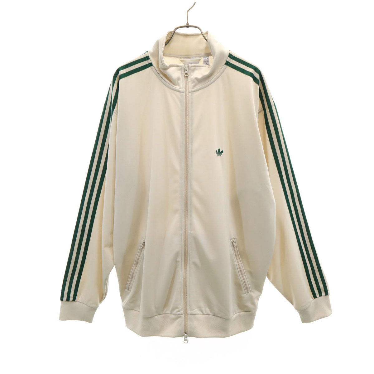 adidas Originals アディダスオリジナルス トレフォイルロゴ トラックジャケット L グレージュ ジャージ メンズ