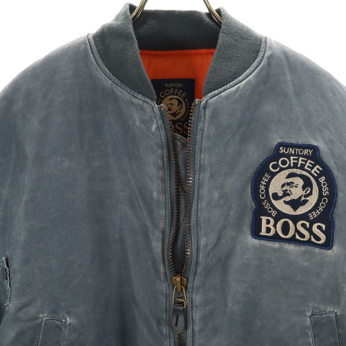 サントリー ボス MA-1 フライトジャケット グレー メンズ