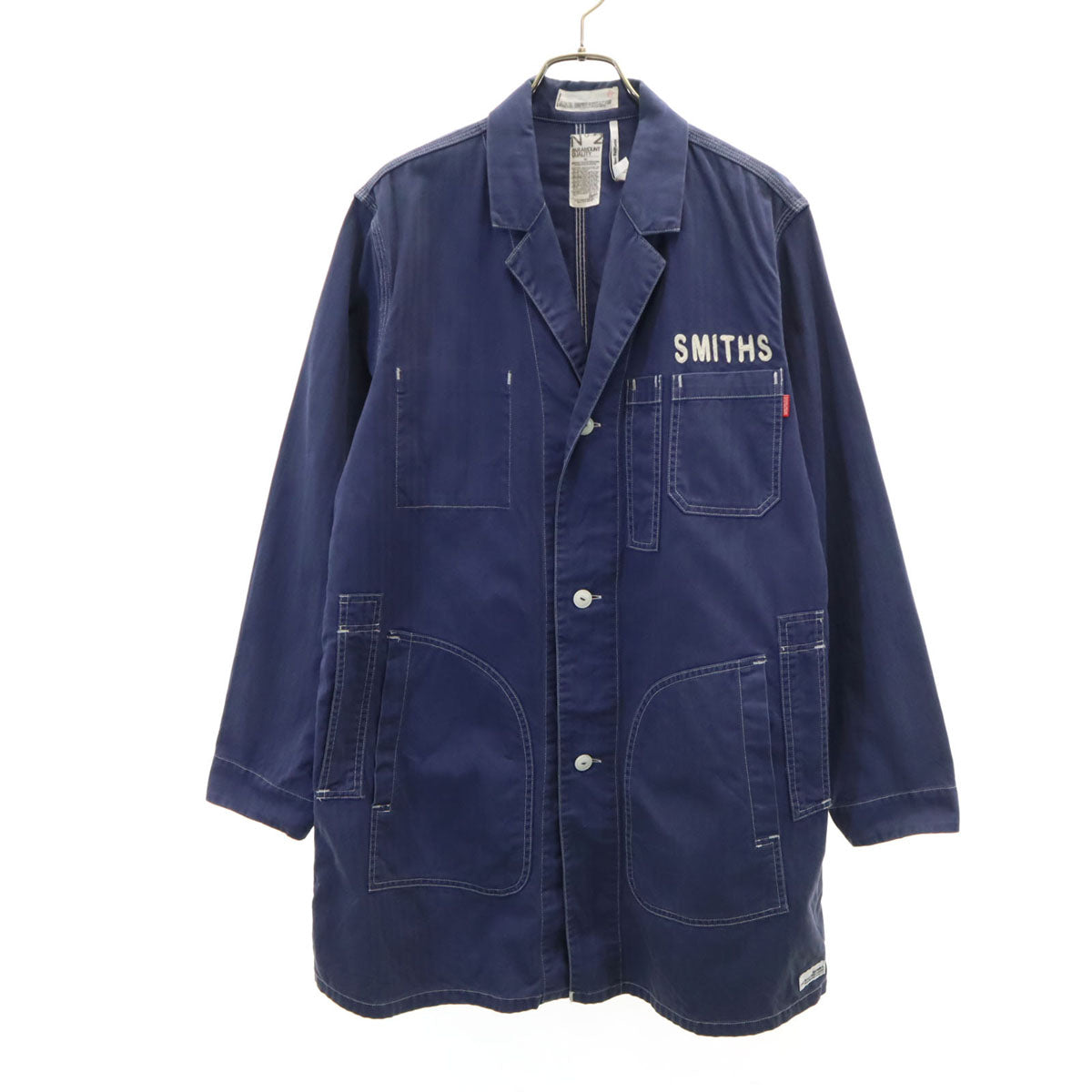 BEDWIN ベドウィン 日本製 ヘリンボーン カバーオール 2 ネイビー メンズ