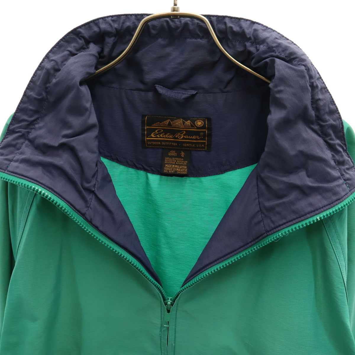 Eddie Bauer エディーバウアー 90s オールド ジャケット L グリーン アウトドア メンズ