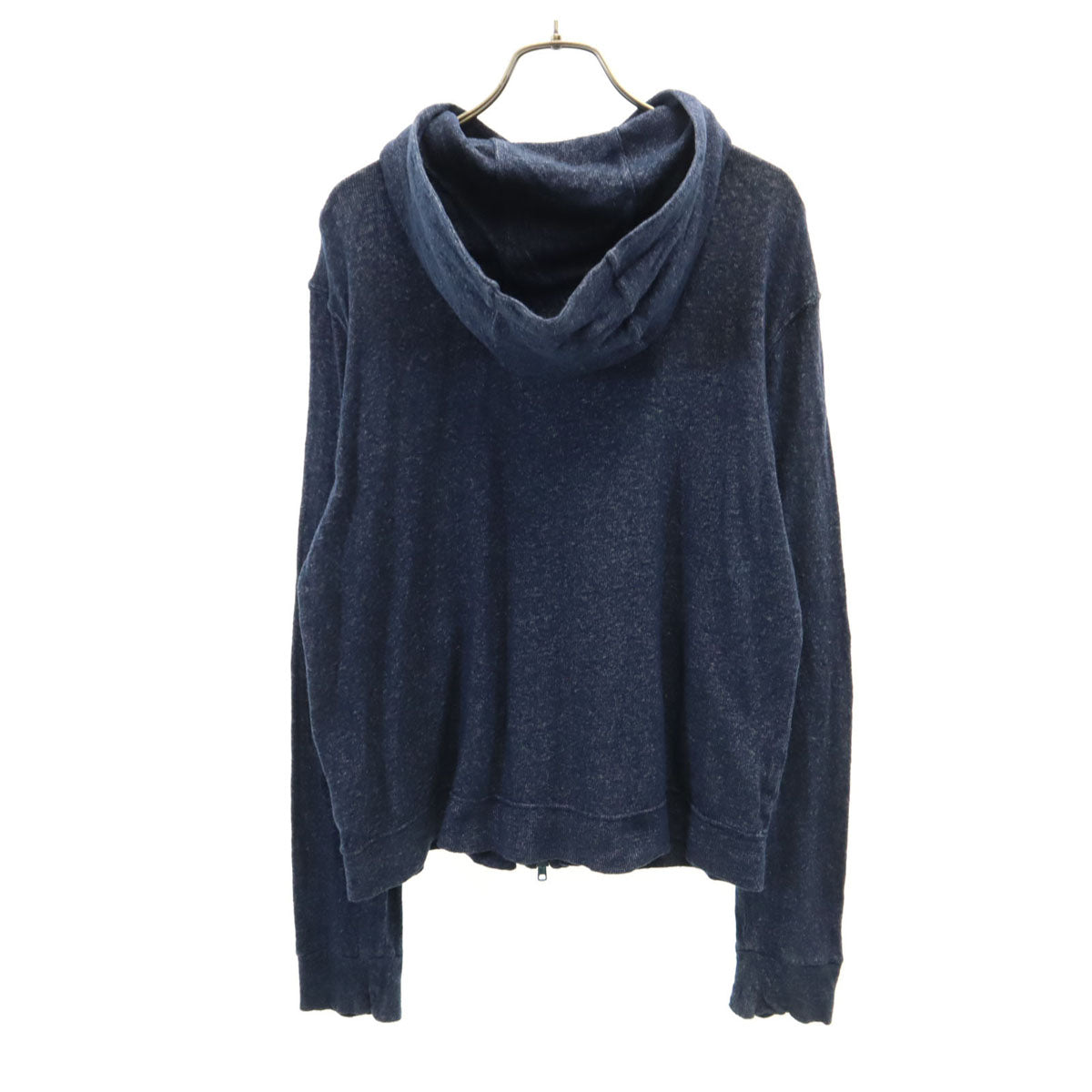 PS Paul Smith ピーエスポールスミス 日本製 長袖 ジップパーカー L ネイビー レディース