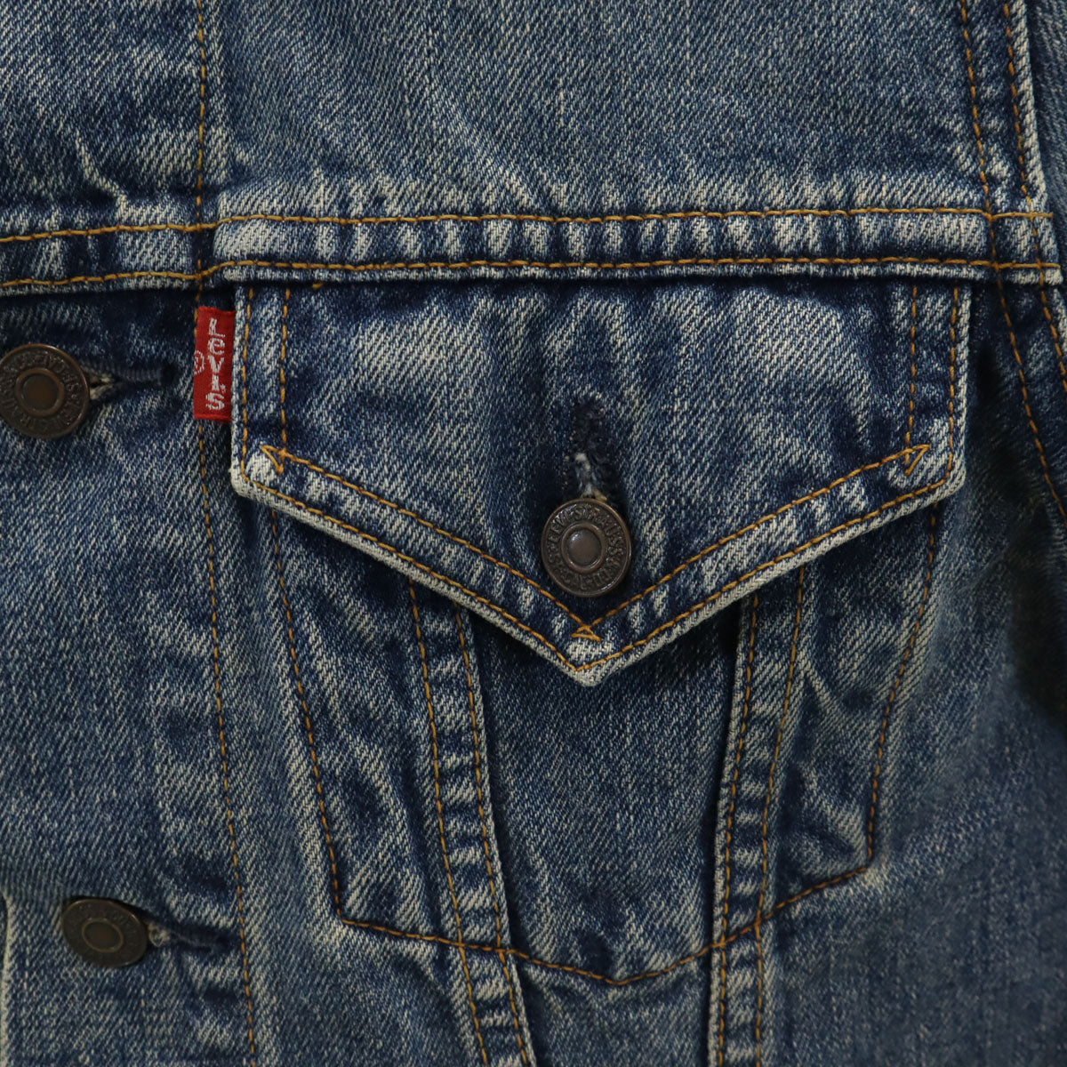 Levi's リーバイス 90s W7505 オールド デニムジャケット S ウォッシュブルー ジージャン トラッカー レディース