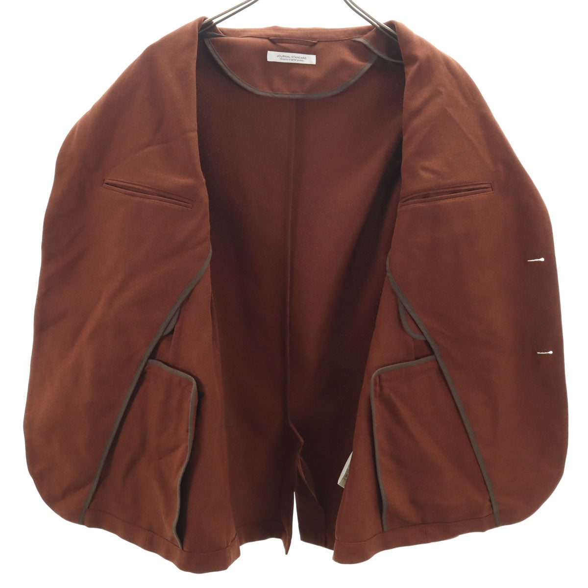 美品 JOURNAL STANDARD ジャーナルスタンダード スーツ 上下 セットアップ M ブラウン メンズ
