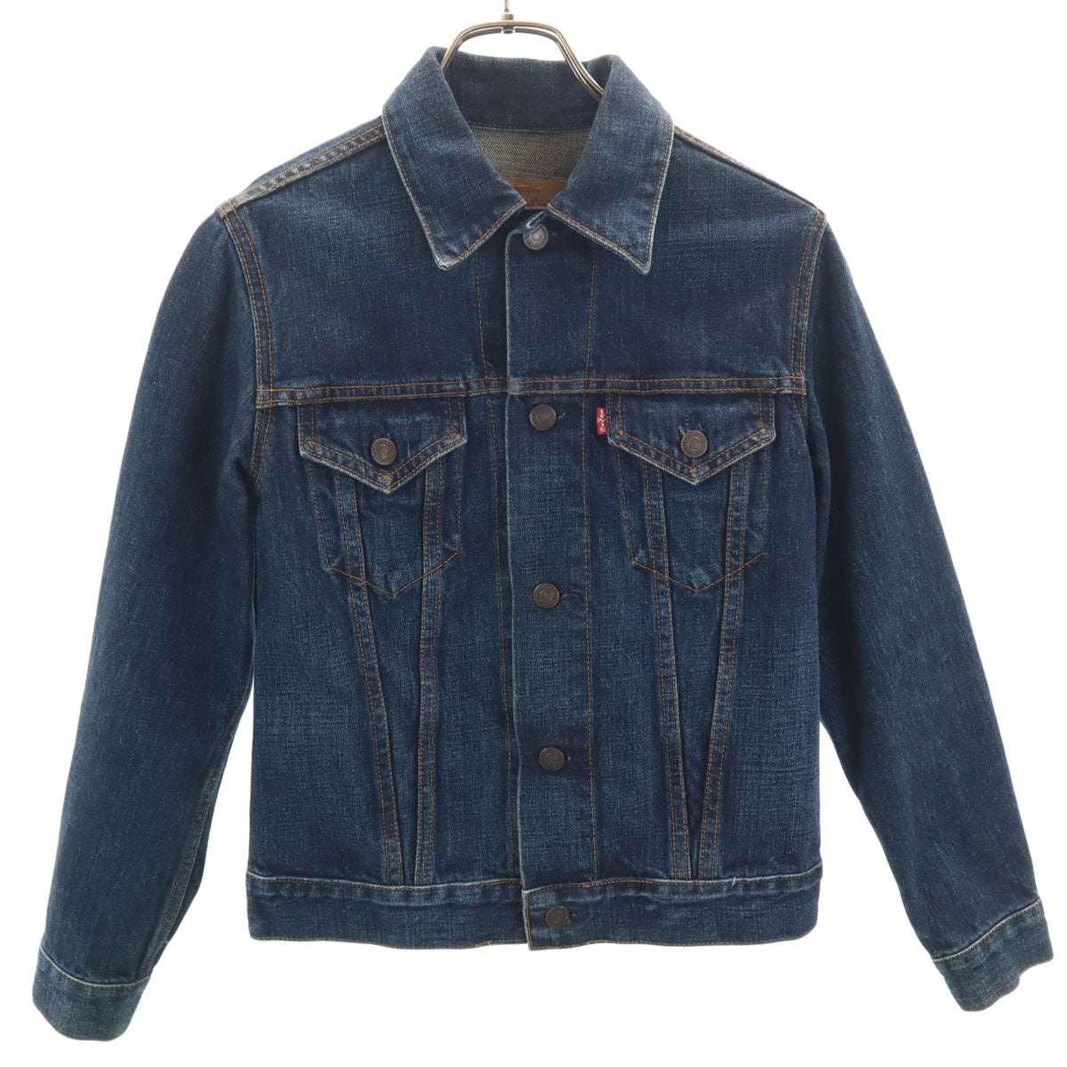 Levi's リーバイス 90s 78500 日本製 オールド デニムジャケット S インディゴ ジージャン トラッカー レディース