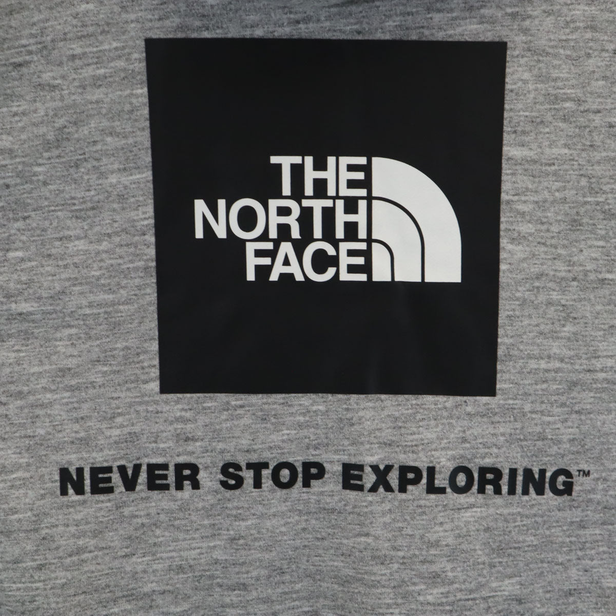 THE NORTH FACE ノースフェイス バックスクエアロゴ 長袖 スウェットパーカー XL グレー NT12238 アウトドア メンズ
