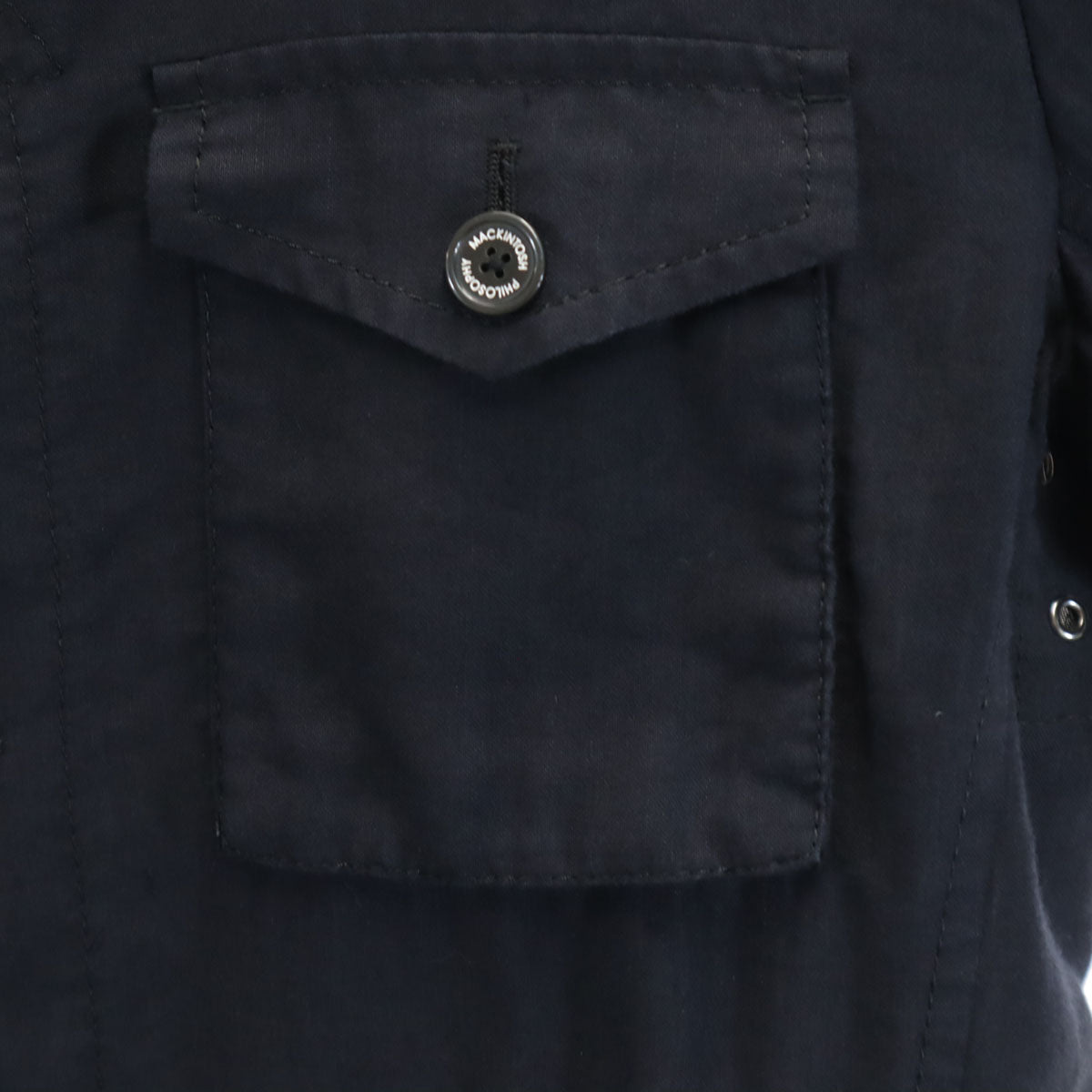 MACKINTOSH PHILOSOPHY マッキントッシュフィロソフィー リネンブレンド フィールドジャケット 40 ネイビー メンズ