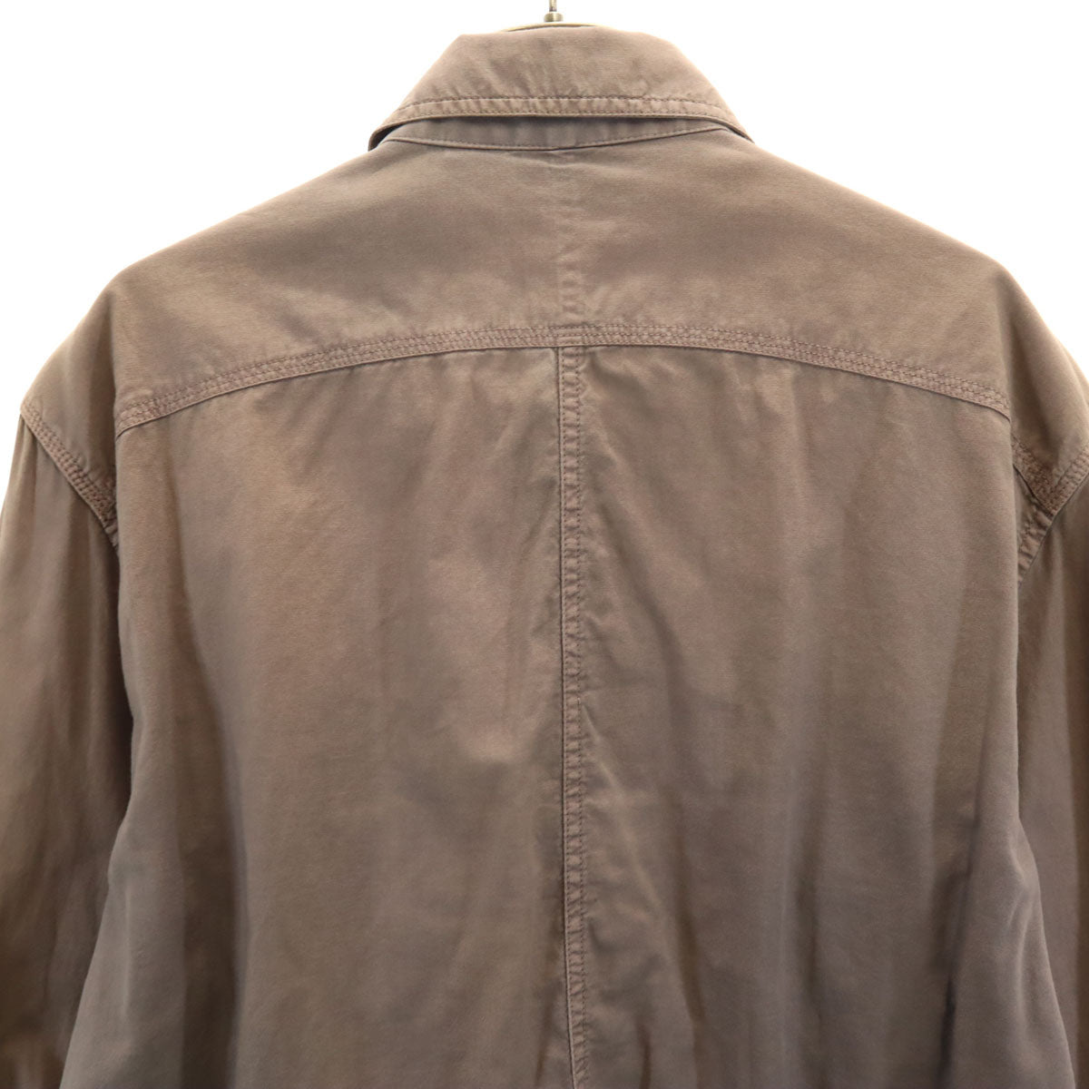 ARMANI EXCHANGE アルマーニエクスチェンジ 長袖 シャツ M アッシュブラウン メンズ