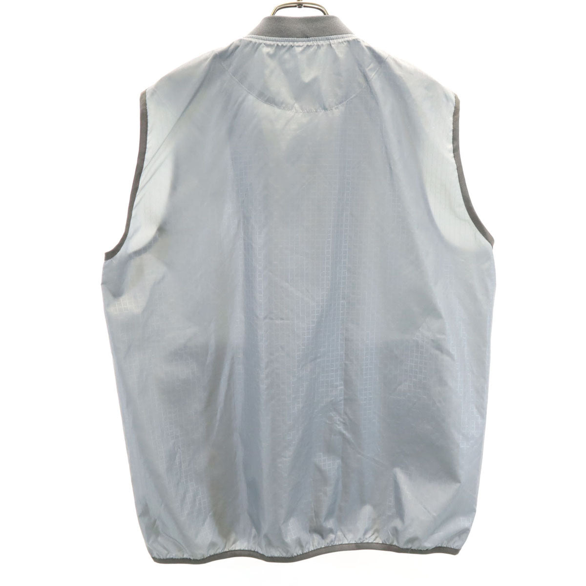 LANVIN SPORT ランバンスポール チェック柄 ベスト 40 グレー メンズ