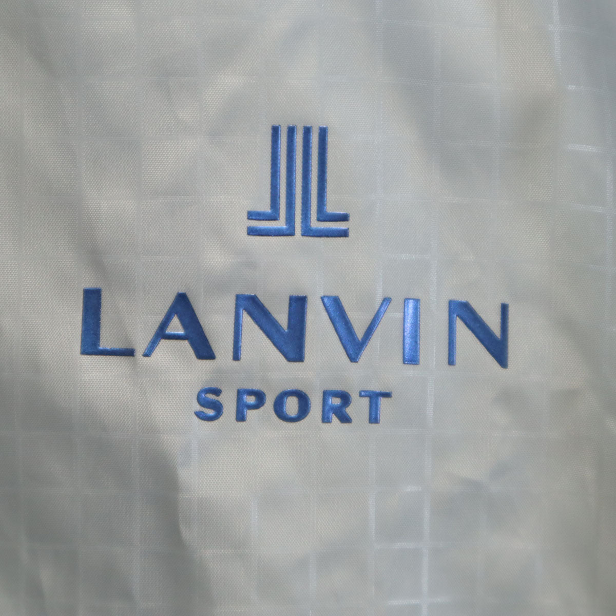 LANVIN SPORT ランバンスポール チェック柄 ベスト 40 グレー メンズ