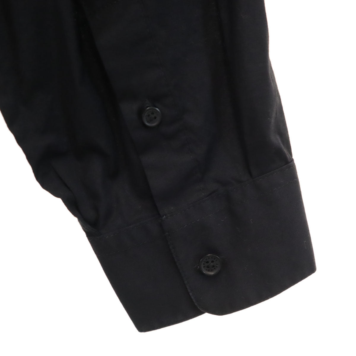 ARMANI EXCHANGE アルマーニエクスチェンジ 長袖 スタッズ付き シャツ L ブラック メンズ
