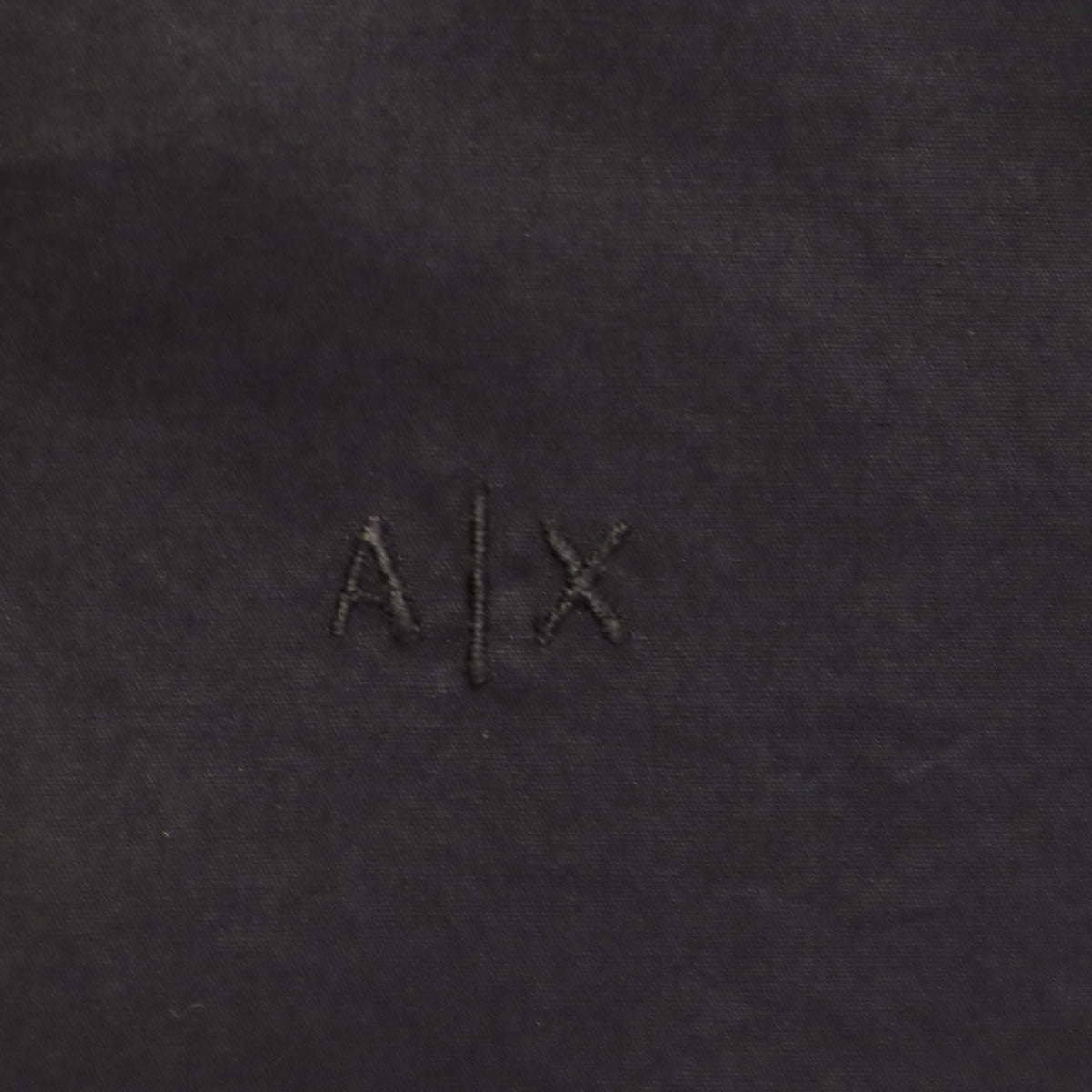 ARMANI EXCHANGE アルマーニエクスチェンジ 長袖 スタッズ付き シャツ L ブラック メンズ