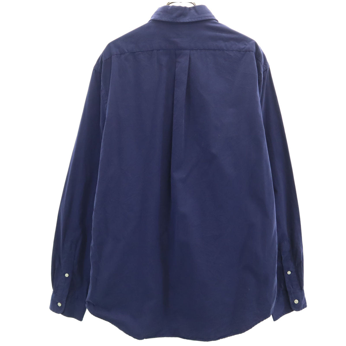RALPH LAUREN ラルフローレン 長袖 ボタンダウンシャツ LG ネイビー系 SLIM FIT メンズ