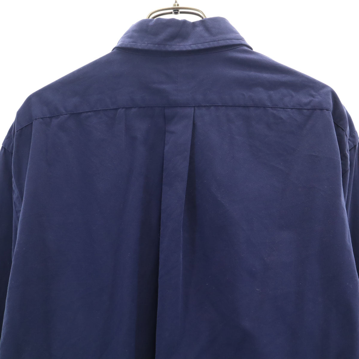RALPH LAUREN ラルフローレン 長袖 ボタンダウンシャツ LG ネイビー系 SLIM FIT メンズ