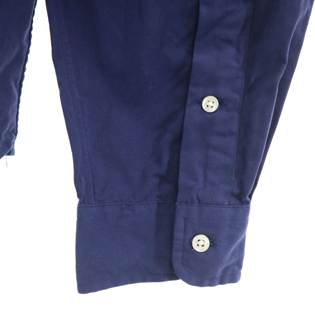 RALPH LAUREN ラルフローレン 長袖 ボタンダウンシャツ LG ネイビー系 SLIM FIT メンズ