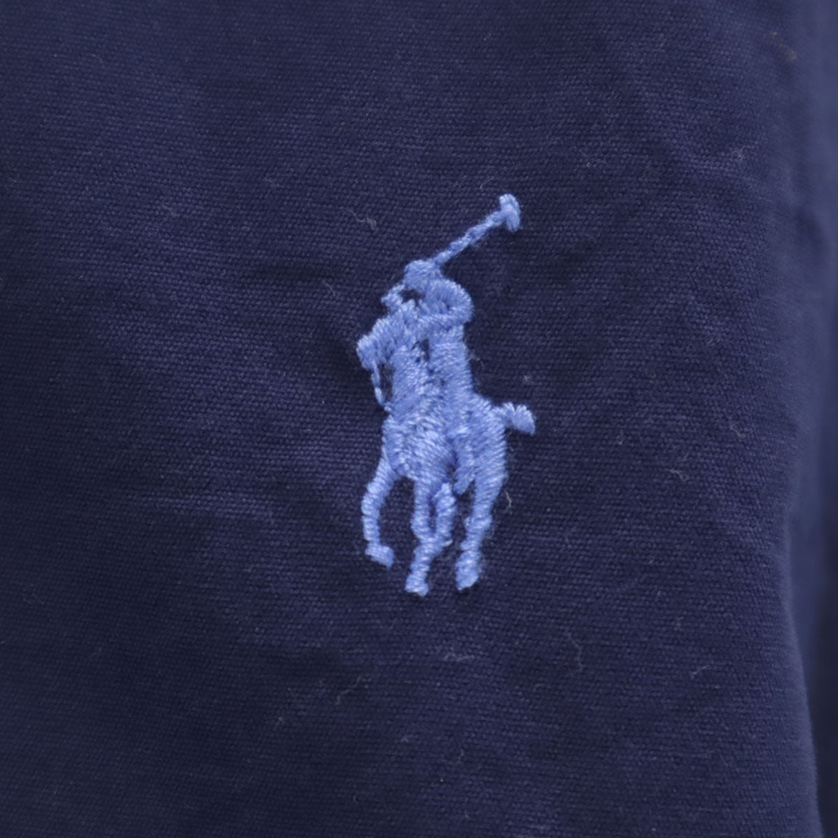 RALPH LAUREN ラルフローレン 長袖 ボタンダウンシャツ LG ネイビー系 SLIM FIT メンズ