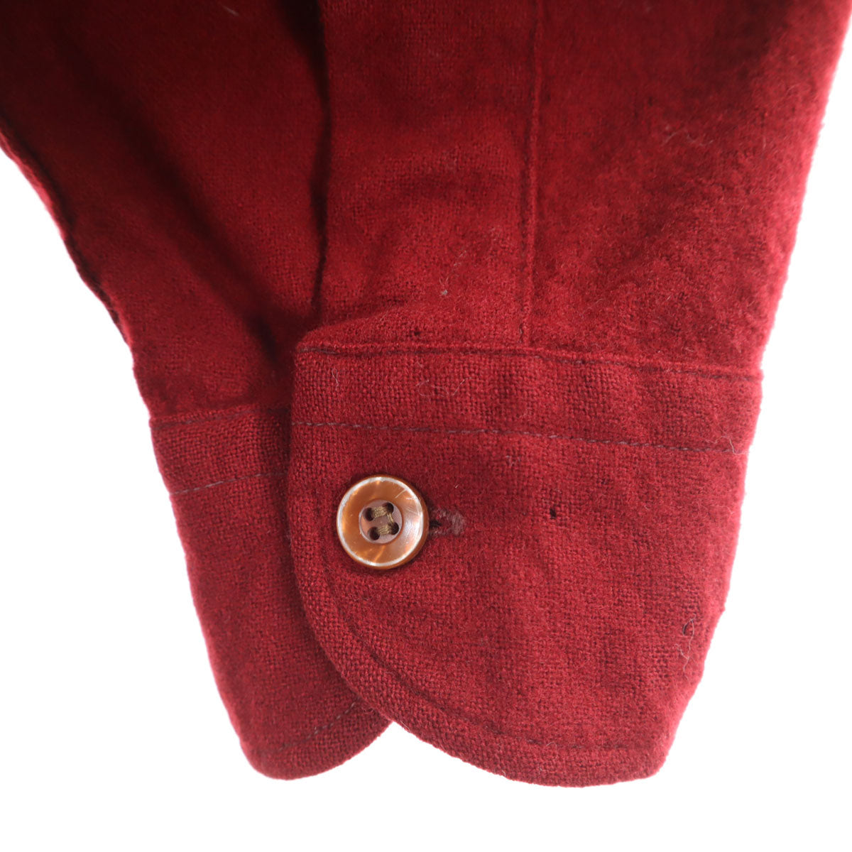 PENDLETON ペンドルトン 60s 70s wallachs別注 ヴィンテージ 長袖 オープンカラーシャツ L ボルドー メンズ