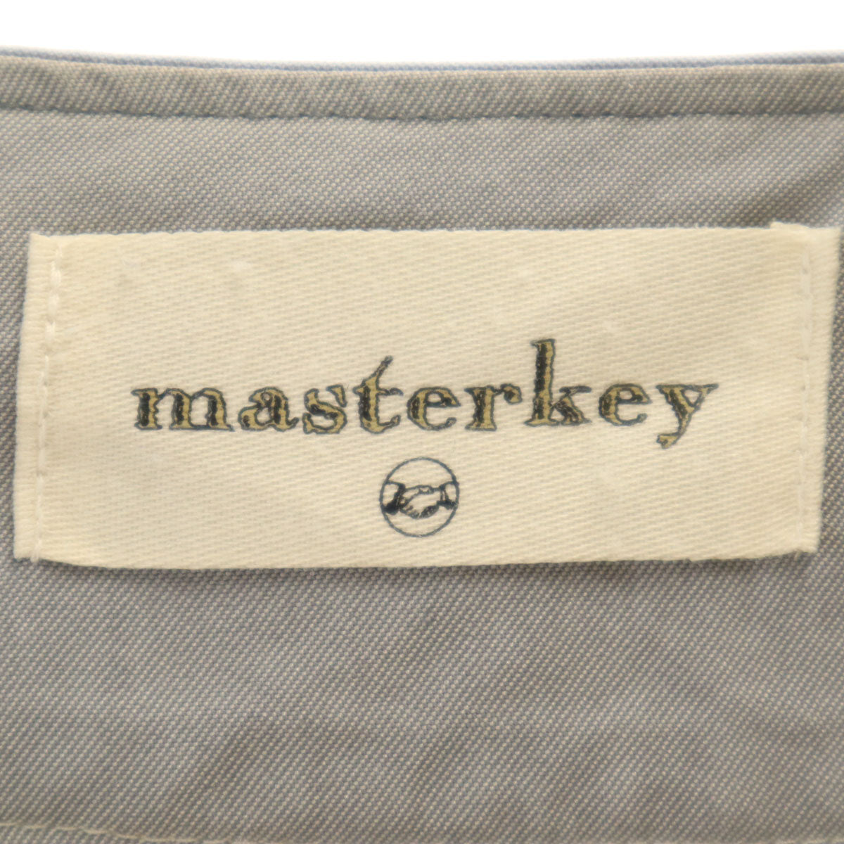 masterkey マスターキー 日本製 7分袖 ベースボール シャツ 1 グレー ドルマンスリーブ メンズ