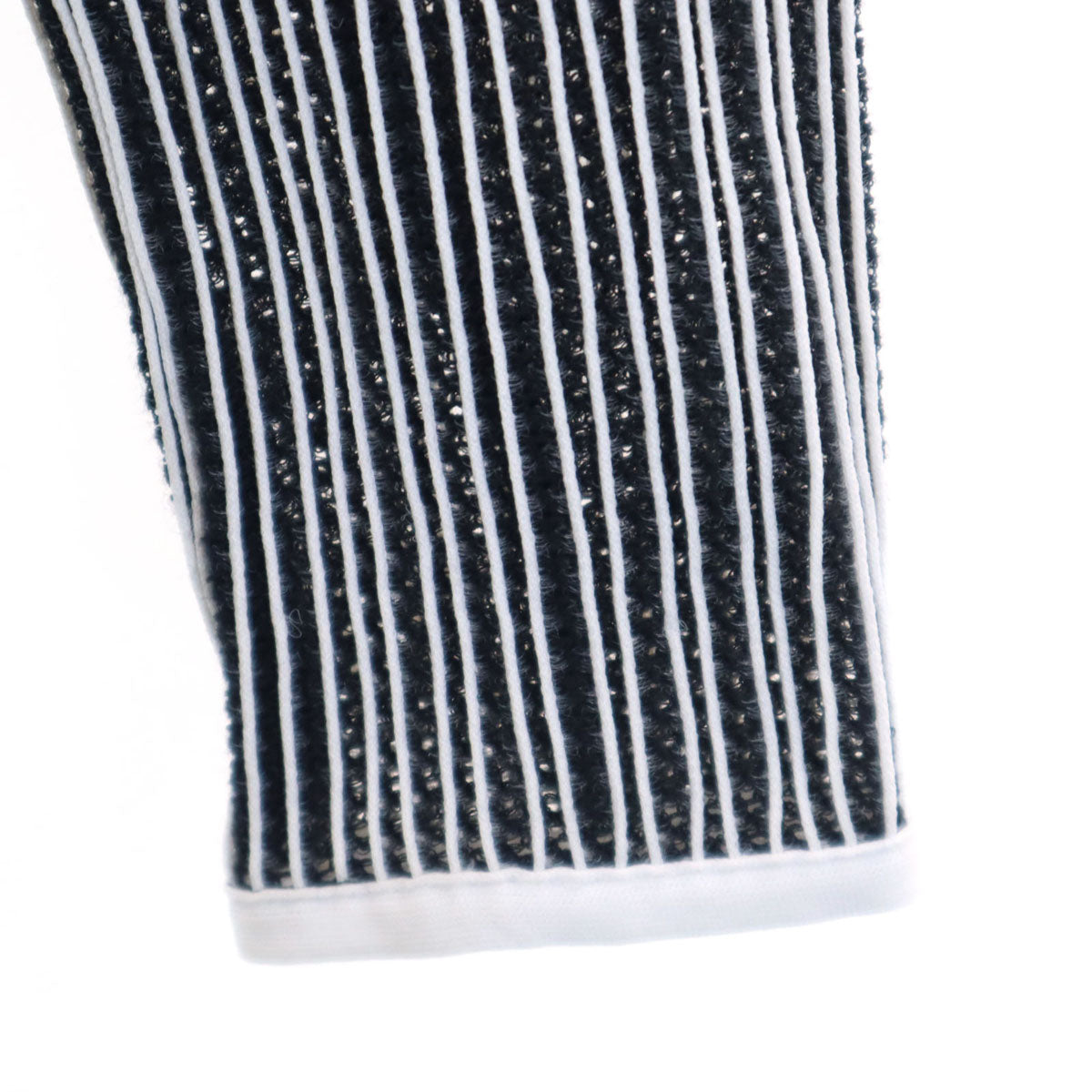 ARMANI COLLEZIONI アルマーニコレッツォーニ ストライプ柄 ジャケット 8 ホワイト レディース